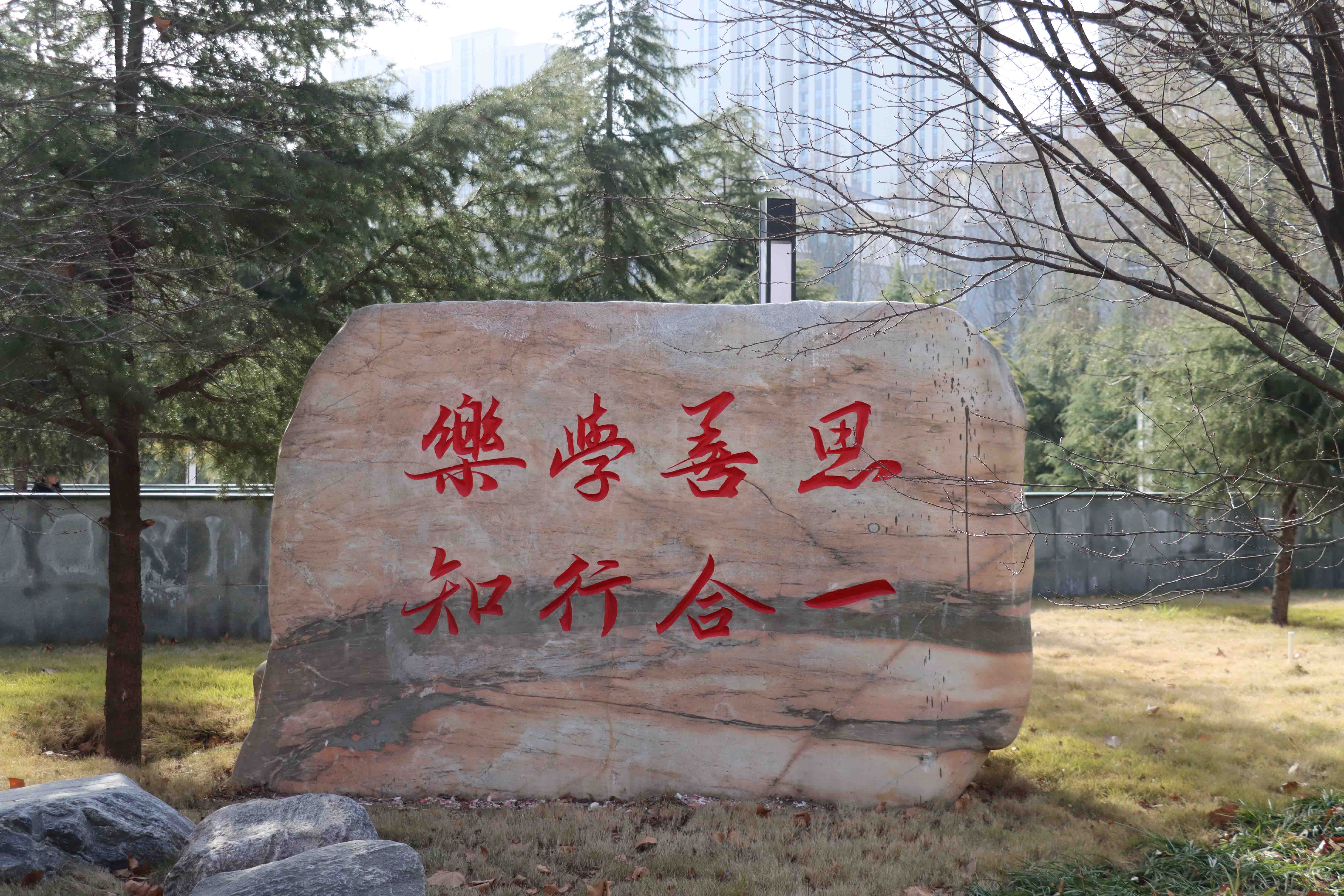 校园一角——“石”主题