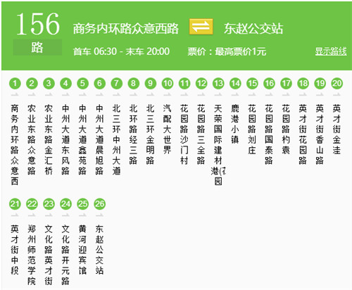 156路线路图
